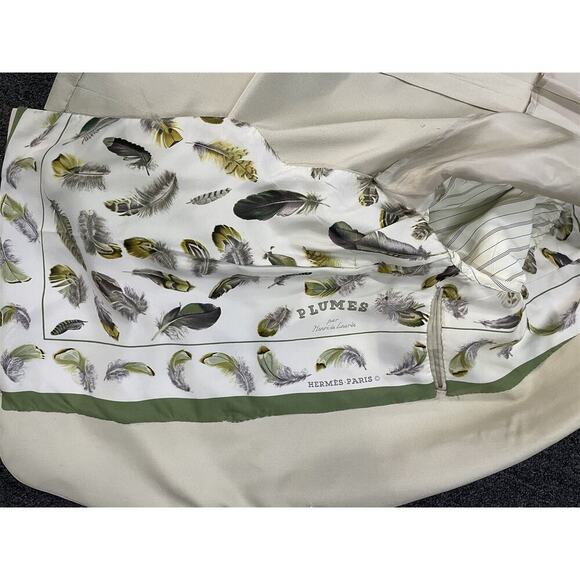 Alan Flusser Full Bespoke w/ Hermes Lining Beige Raw Silk Peak Lapel Suit 46R - Picture 15 of 16